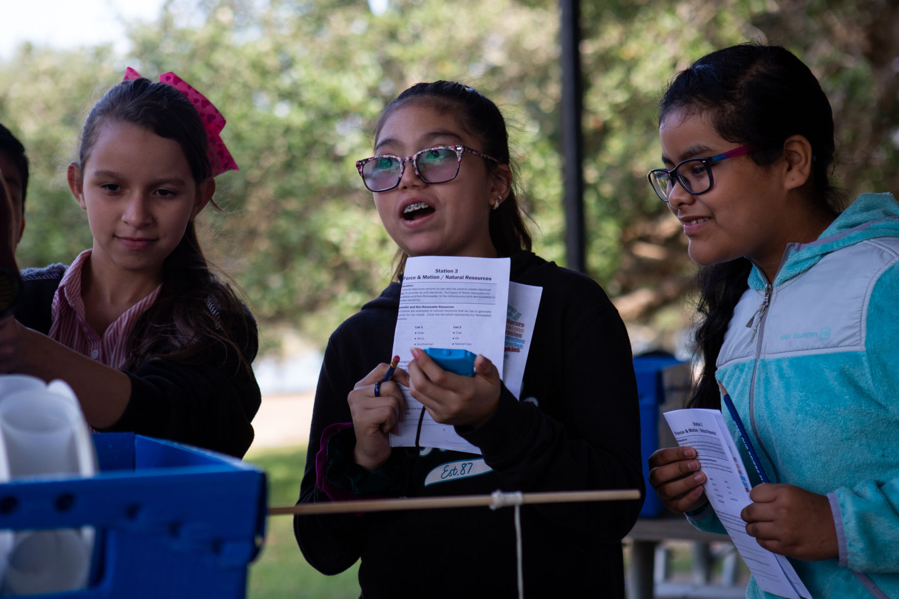 Students get hands-on environmental learning experience at Coleto Creek